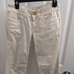 Banana Republic White Stretchy Pants
